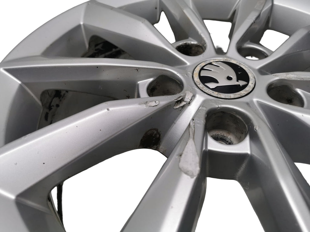 1x Alufelge 16 Zoll 6.5" 5x112 7E0601025AD Skoda Octavia Iii Rim Wheel