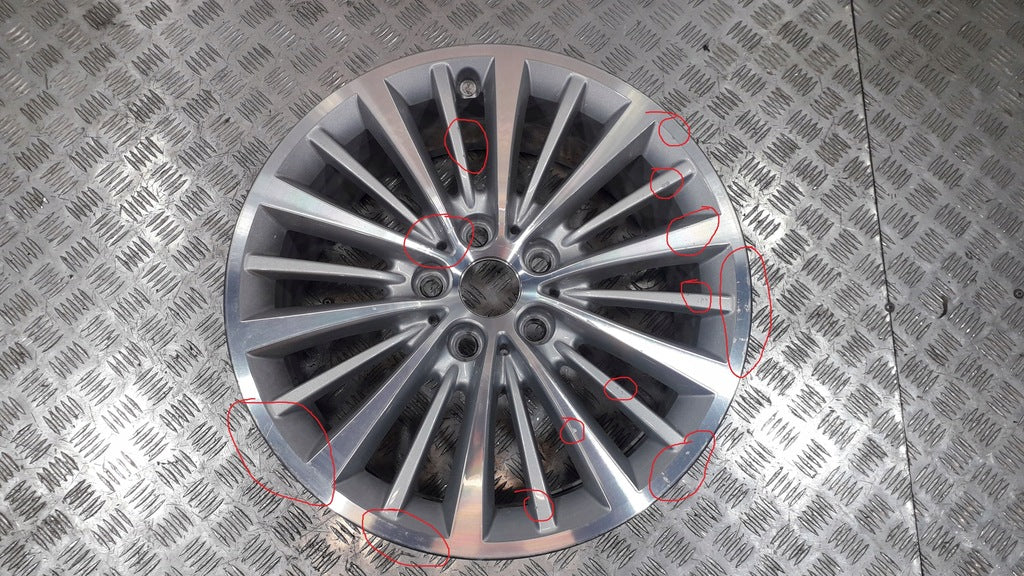 1x Alufelge 17 Zoll 7.5" 5x112 54ET 6855090 BMW F45 F46 Rim Wheel FEL4224622929zu