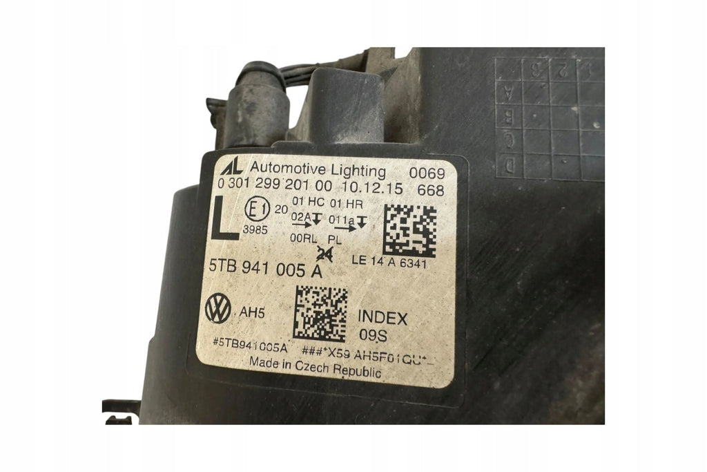 Frontscheinwerfer VW Touran 5TB941005A 030129920100 Links Scheinwerfer Headlight SCH7574742732qq