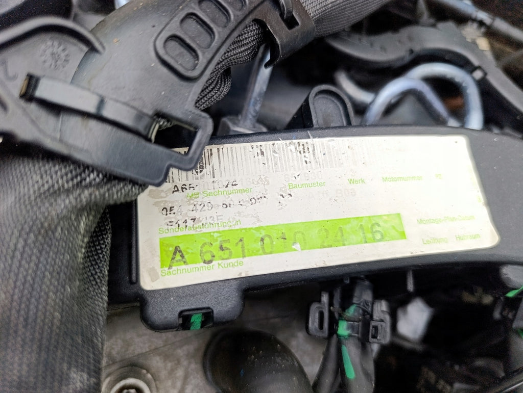 Motor Mercedes-Benz W176 651930 2.2 CDI Diesel Engine Komplett