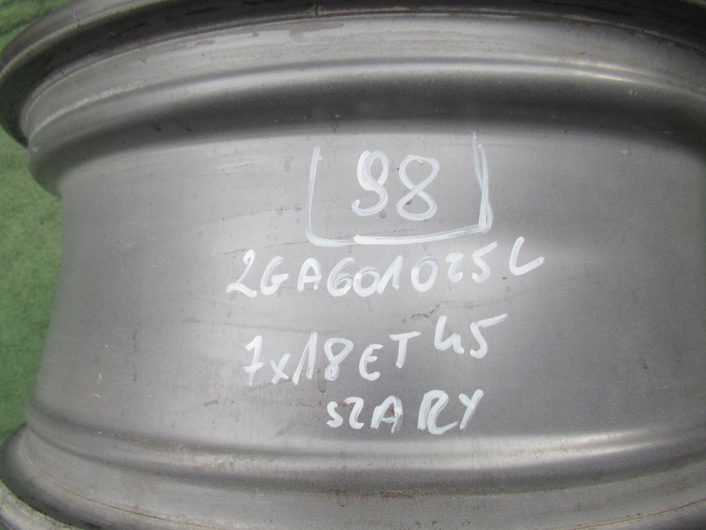 1x Alufelge 18 Zoll 7.0" 5x112 45ET Glanz Graphit 2GA601025L VW T-Roc T Roc FEL5744896794jt