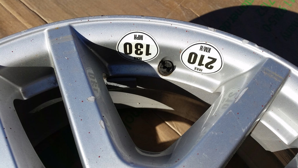 1x Alufelge 17 Zoll 7.5" 5x120 40ET Glanz Silber 6761929 BMW X5 E53 Rim Wheel