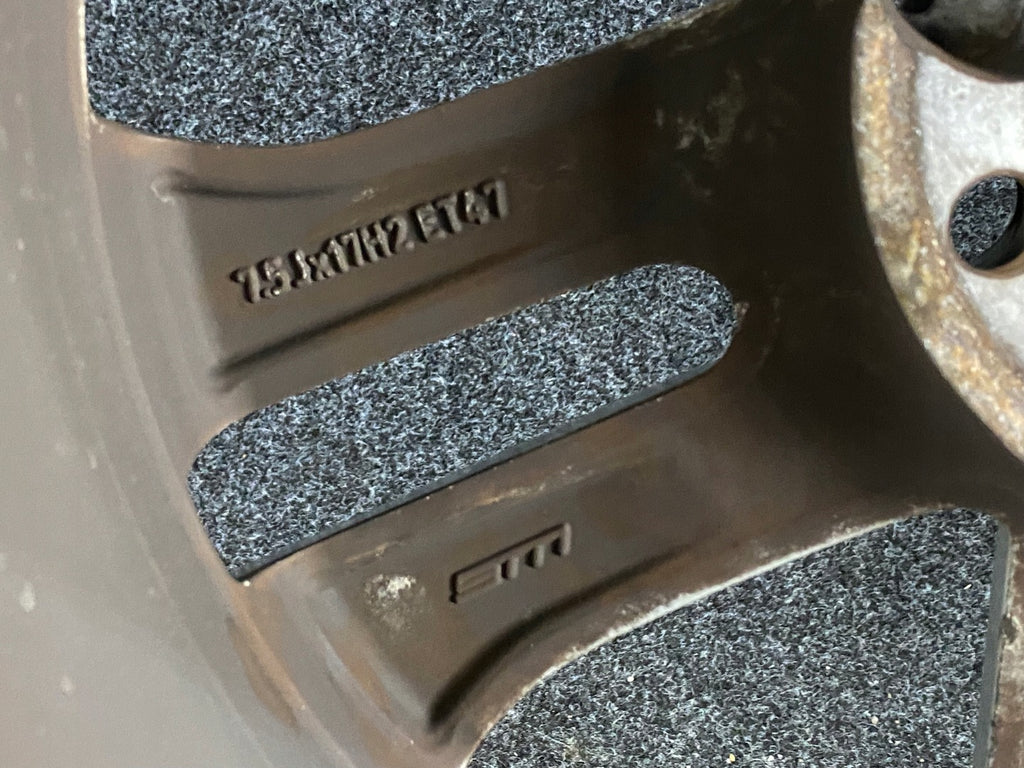 1x Alufelge 17 Zoll 7.5" 5x112 47ET A2048854065 Mercedes-Benz W204 Rim Wheel