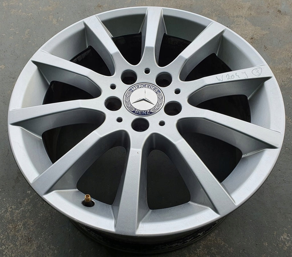 1x Alufelge 17 Zoll 7.5" 5x112 47ET Mercedes-Benz W204 Rim Wheel FEL9799913346aj