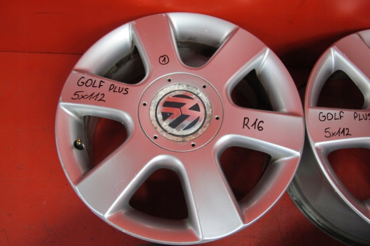 4x Alufelge 16 Zoll 6.5" 5x120 1T0601025C VW Golf V Plus 5m1 Touran Rim Wheel FEL6697974546gc