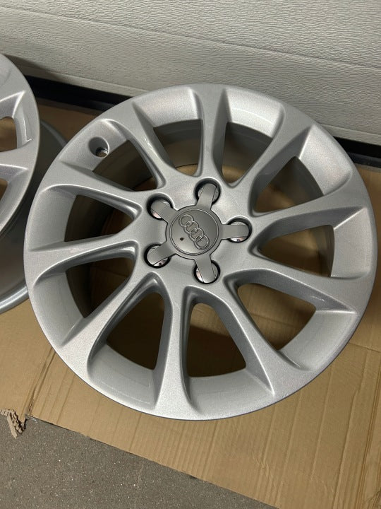 4x Alufelge 16 Zoll 6.5" 5x112 46ET Glanz Silber 8V0601025BM Audi A3 Rim Wheel FEL7956344486kb