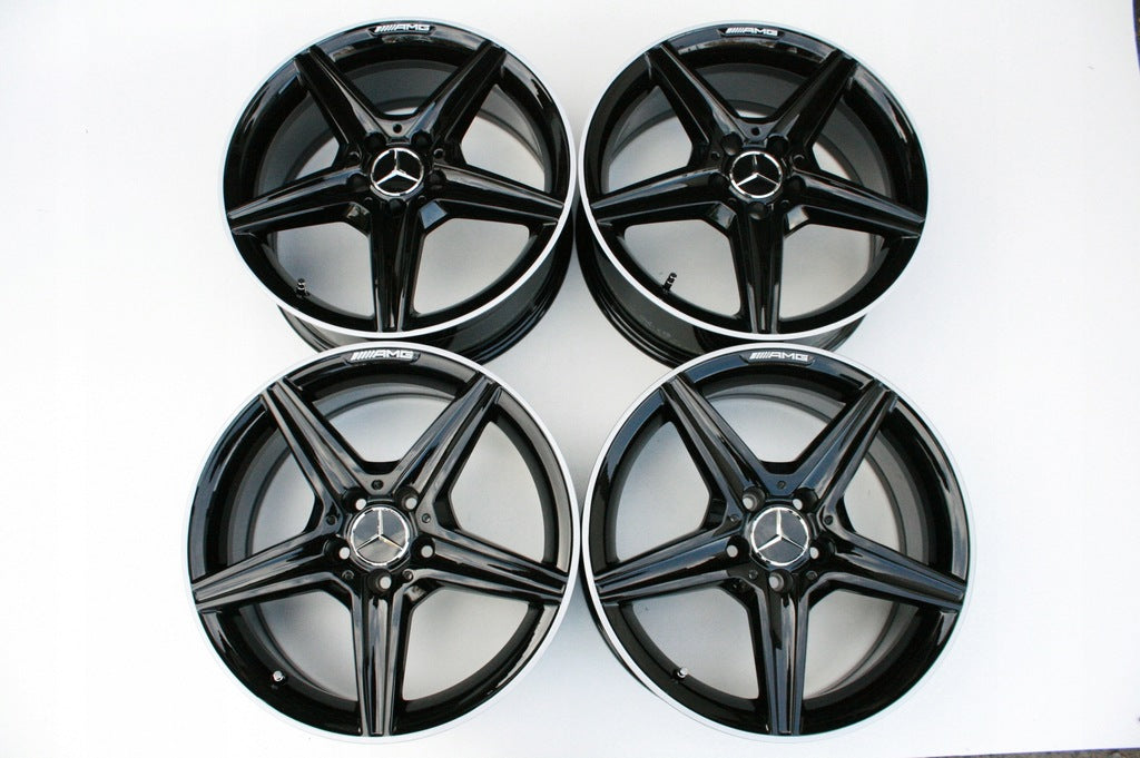 4x Alufelge 18 Zoll 7.5" 5x112 44ET Glanz Schwarz A2054011100 Mercedes-Benz Vito FEL5189667293ou