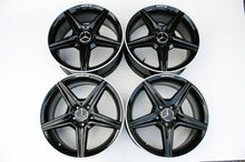 Load image into Gallery viewer, 4x Alufelge 18 Zoll 7.5" 5x112 44ET Glanz Schwarz A2054011100 Mercedes-Benz Vito FEL5189667293ou