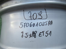 Load image into Gallery viewer, 1x Alufelge 18 Zoll 7.5" 5x112 51ET Glanz Silber 5F0601025 Cupra Leon Rim Wheel FEL8476690286io