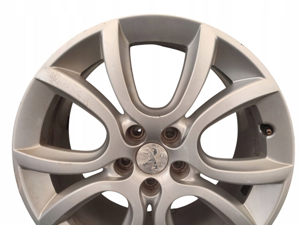 1x Alufelge 18 Zoll 7.5" 5x108 49ET Glanz Silber 9671401880 Peugeot 508 I FEL4464411934eg