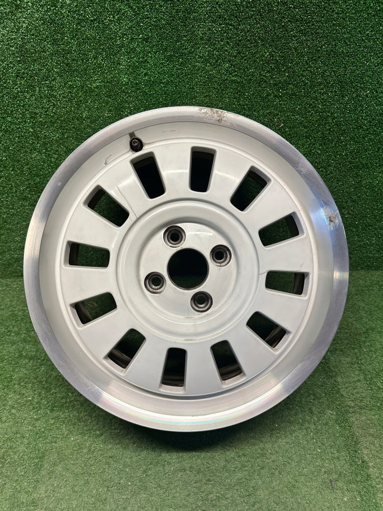 1x Alufelge 16 Zoll 6.0" 4x100 43ET Glanz Schwarz 1S0601025B VW I Rim Wheel FEL3848721603kg