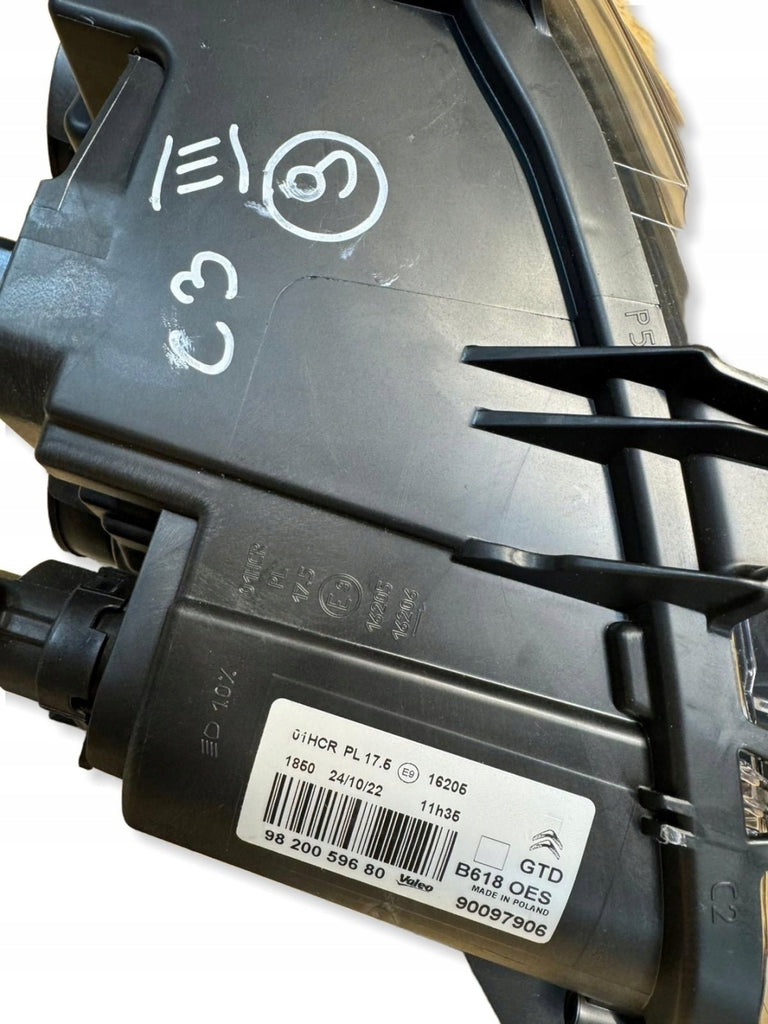 Frontscheinwerfer Citroën C3 90097906 Links Scheinwerfer Headlight SCH3253574649au