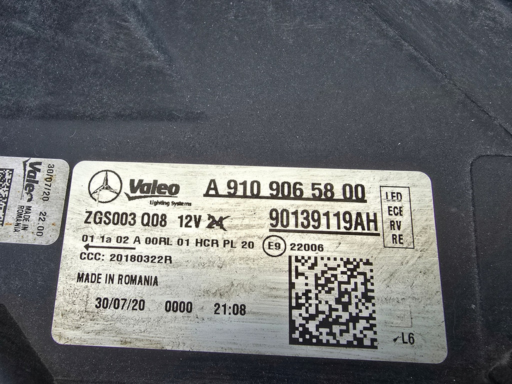 Frontscheinwerfer Mercedes-Benz Sprinter A9109065800 Full LED Rechts Headlight