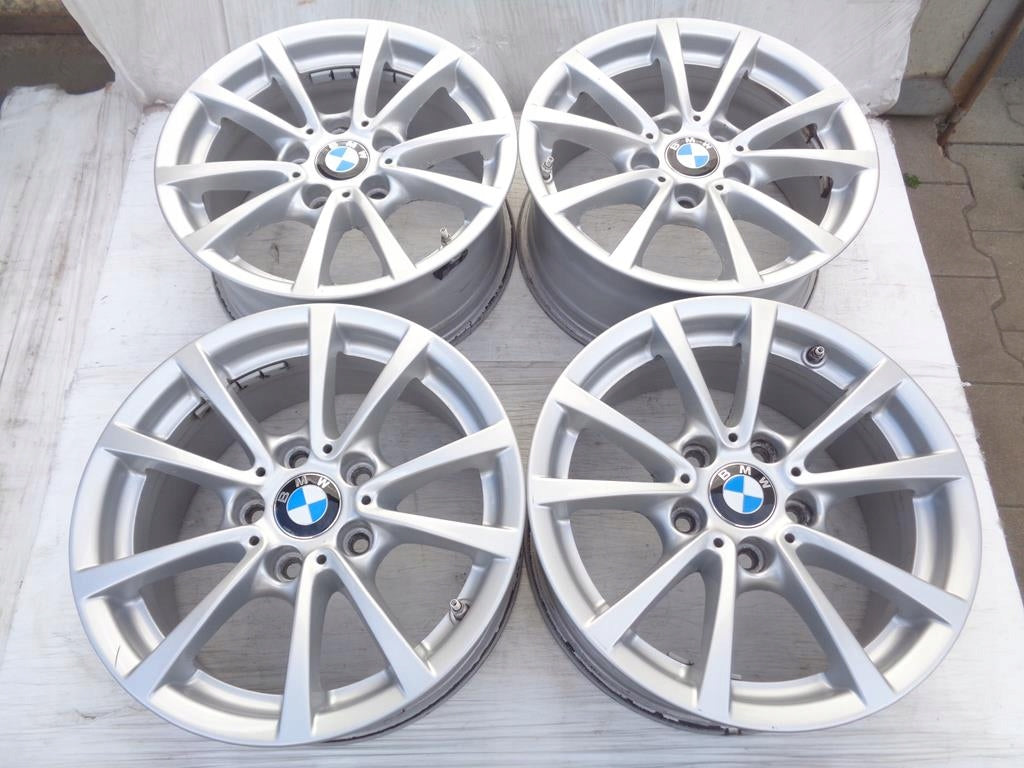 4x Alufelge 16 Zoll 7.0" 5x120 31ET Glanz Silber BMW 1 F21 E81 E87 F20 Rim Wheel FEL3269098338zb