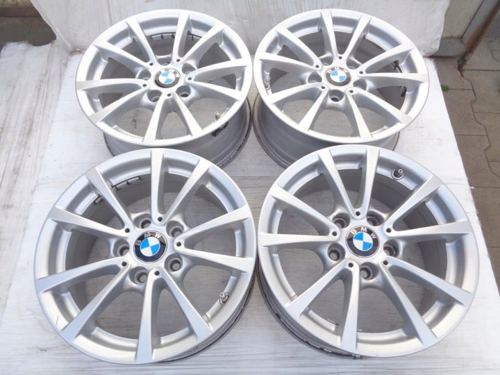 4x Alufelge 16 Zoll 7.0" 5x120 31ET Glanz Silber BMW 1 F21 E81 E87 F20 Rim Wheel FEL3269098338zb