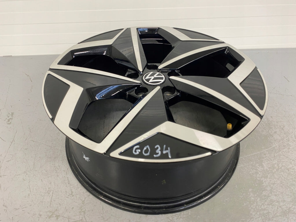 1x Alufelge 19 Zoll 7.5" 5x112 50ET Glanz Schwarz 10A601025H VW I Rim Wheel FEL2776375113wv
