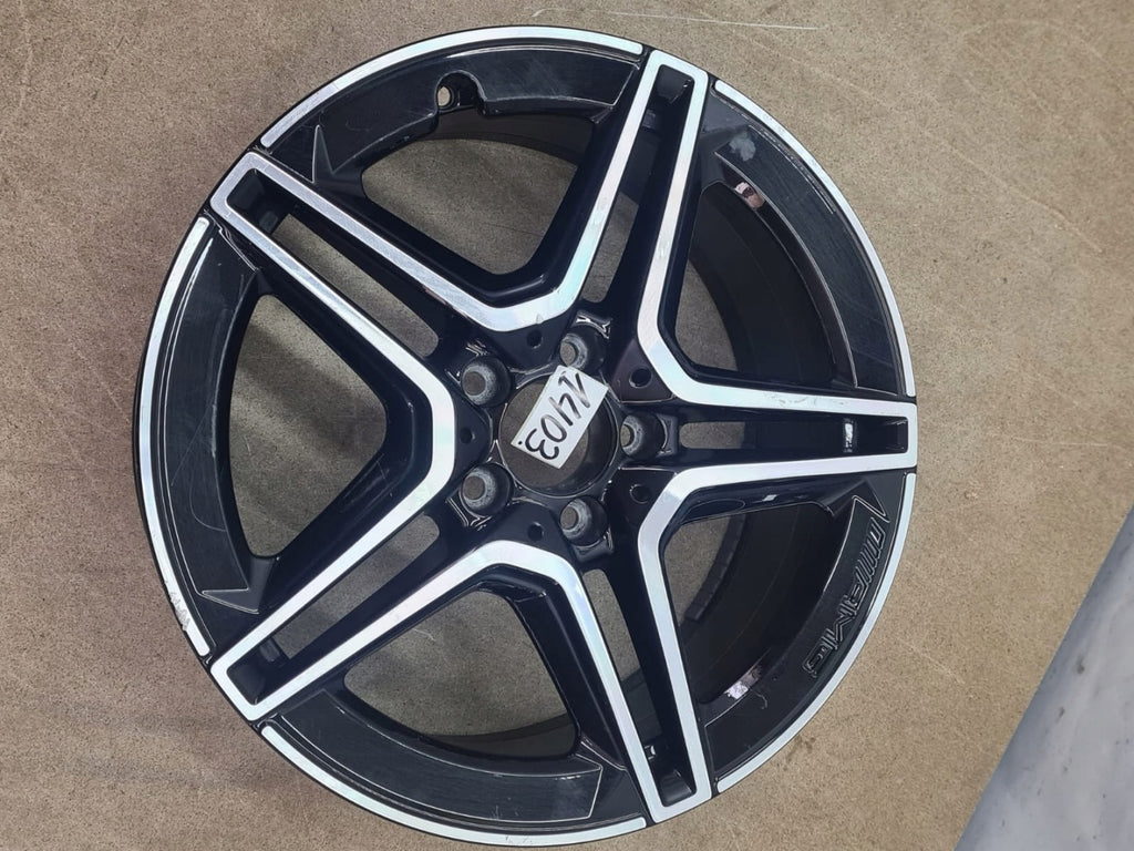 1x Alufelge 18 Zoll 7.5" 5x112 49ET Glanz Graphit A1774011500 Mercedes-Benz Mg FEL3948417777yz