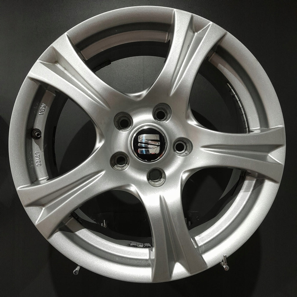 4x Alufelge 16 Zoll 7.0" 5x112 46ET Silber Seat Leon Exeo Rim Wheel FEL3163274000lh