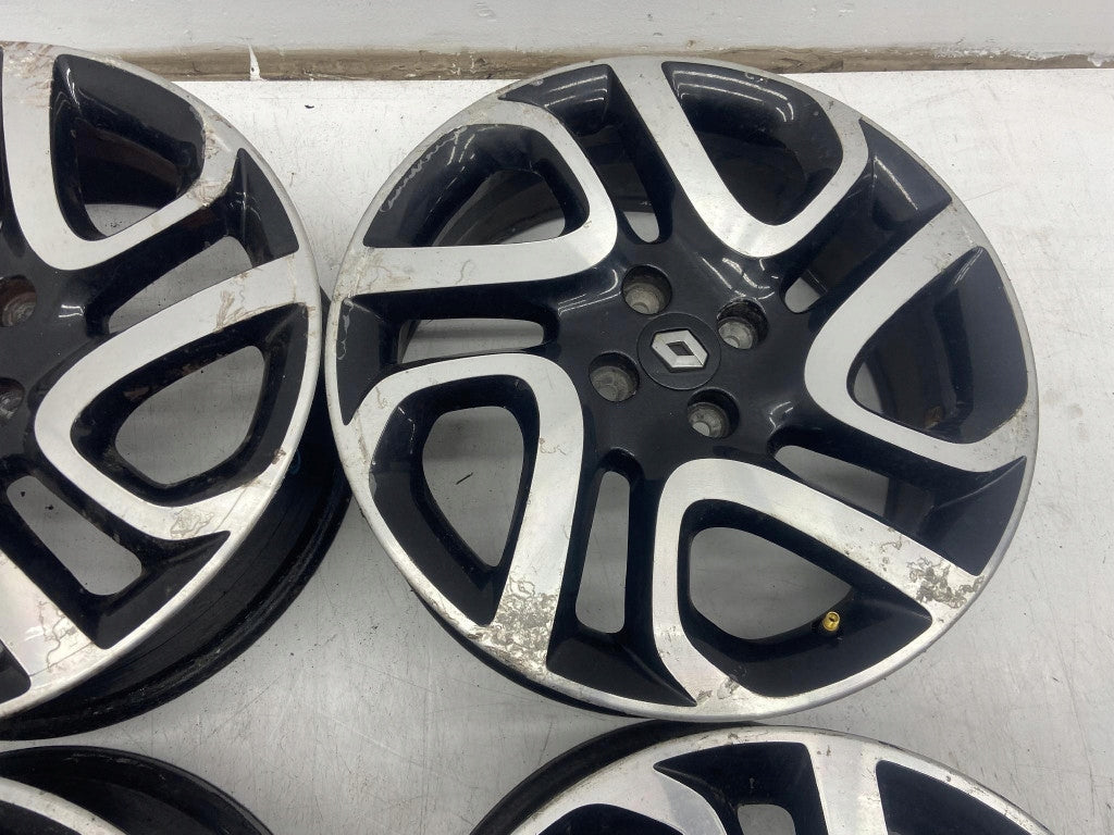 1x Alufelge 17 Zoll 6.5" 4x100 40ET Glanz Silber Renault Captur I Rim Wheel FEL3938246390du