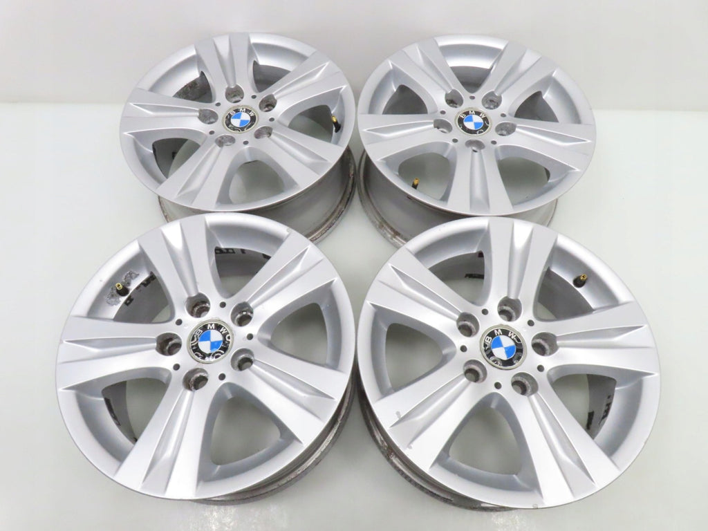 4x Alufelge 16 Zoll 7.0" 5x120 44ET Silber 6779696 BMW 1 E87 Rim Wheel FEL1223813189ow