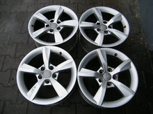 Load image into Gallery viewer, 1x Alufelge 16 Zoll 7.5&quot; 5x112 37ET Glanz Silber 8T0601025B Audi A4 Rim Wheel