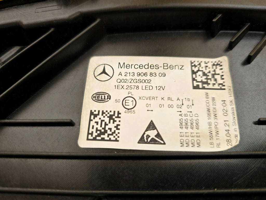Frontscheinwerfer Mercedes-Benz W213 A2139068309 LED Links Headlight SCH3758598307lp