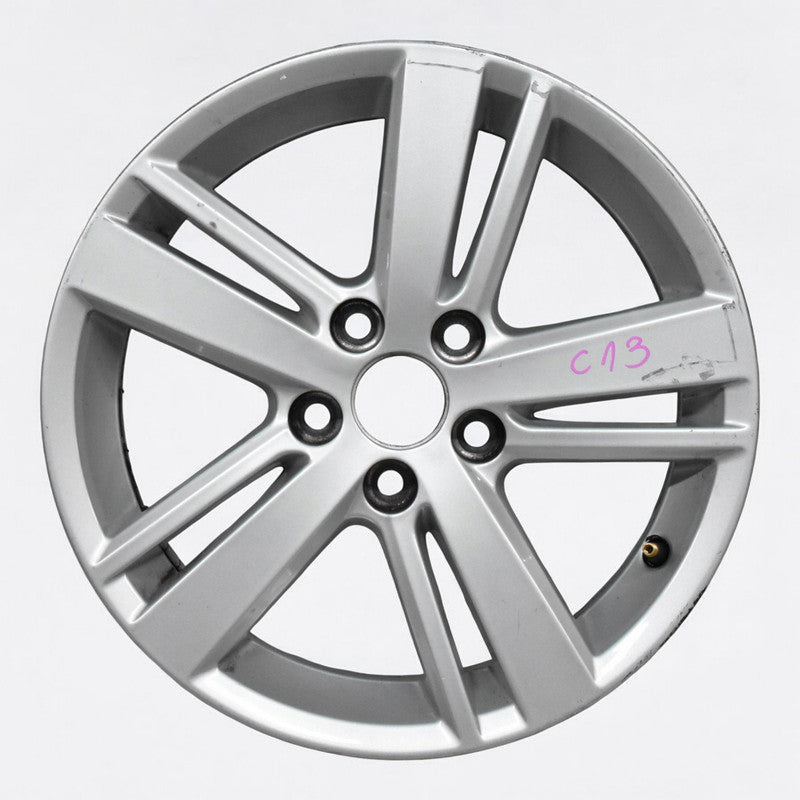 1x Alufelge 15 Zoll 6.0" 5x100 40ET Glanz Silber 6R0601025AB VW Polo Rim Wheel