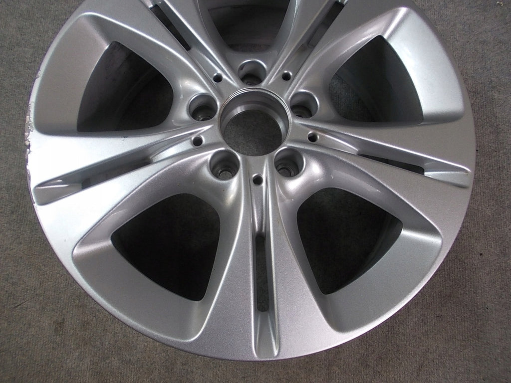 1x Alufelge 17 Zoll 7.0" 5x112 48,5ET Matt Silber A2054014300 Mercedes-Benz