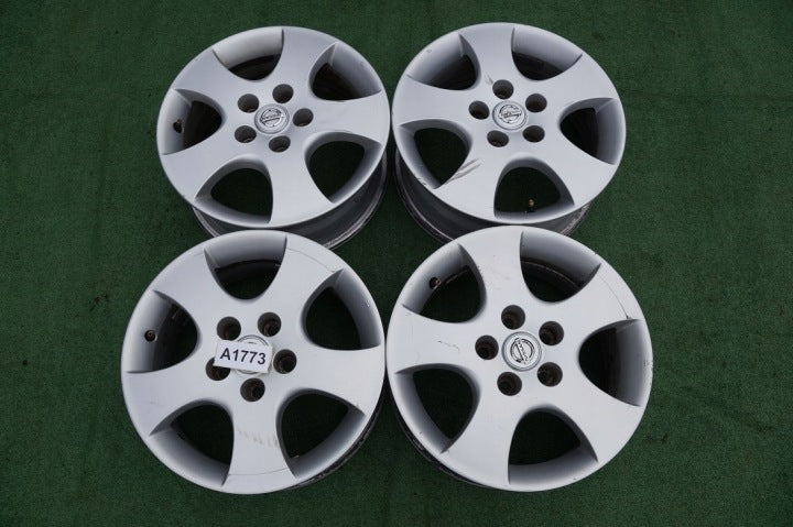 4x Alufelge 16 Zoll 6.5" 5x114.3 40ET Nissan Qashqai Primera P12 Rim Wheel FEL2534644943xm