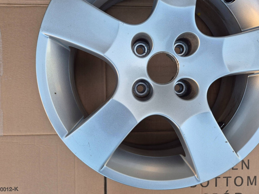 1x Alufelge 16 Zoll 6.0" 4x108 27ET 9686100080 Peugeot 207 Rim Wheel FEL5068782264ms