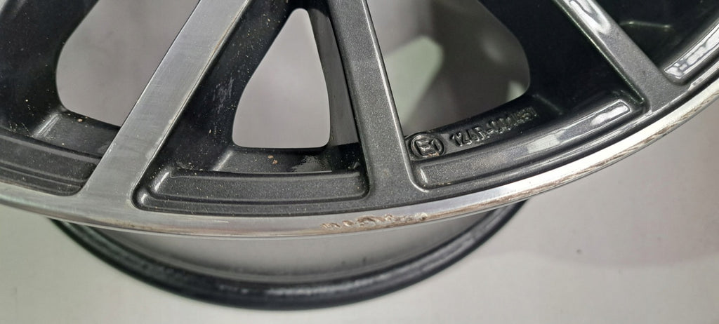 1x Alufelge 19 Zoll 9.5" 5x114.3 45ET Glanz Schwarz Rim Wheel FEL8139722987qx