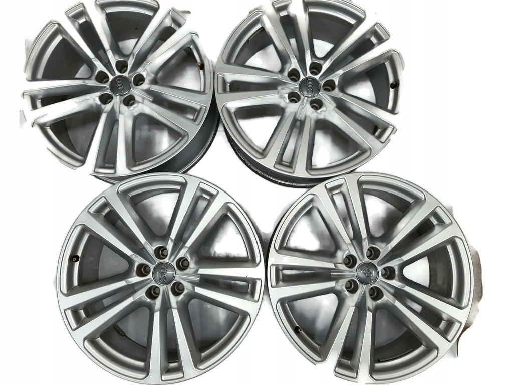 4x Alufelge 20 Zoll 8.0" 5x112 28ET Glanz Silber Audi Q7 Rim Wheel FEL9915999156aj