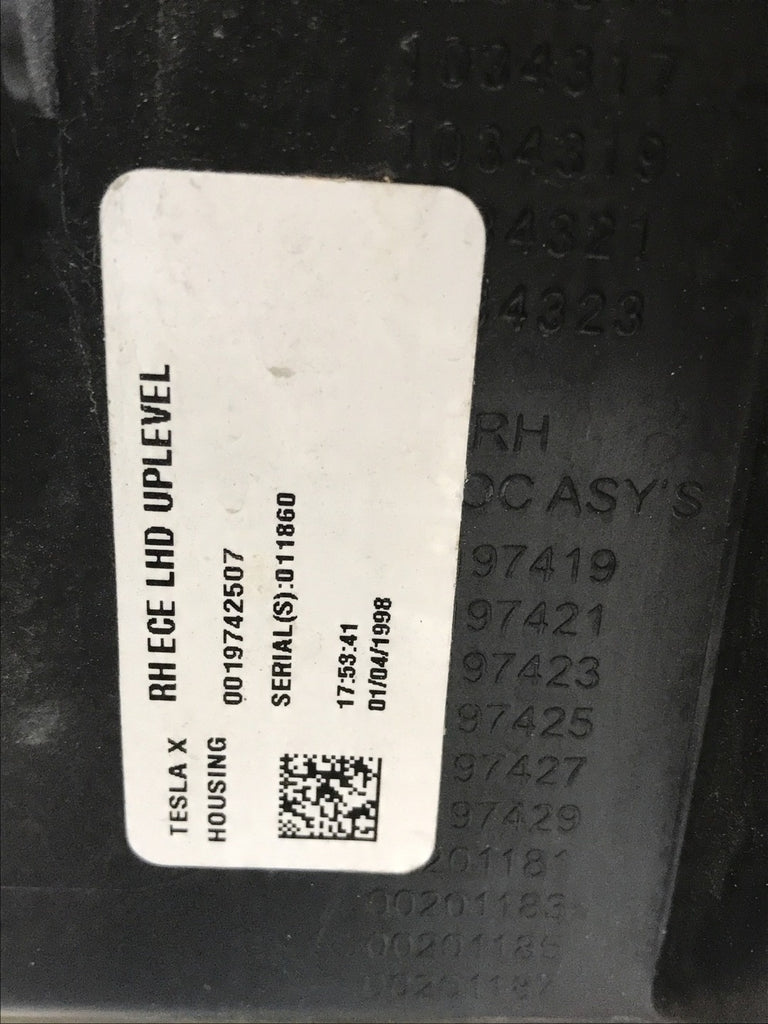 Frontscheinwerfer Tesla Model X 1034319-00-B Full LED Rechts Headlight