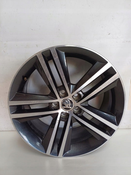 1x Alufelge 17 Zoll 7.0" 5x100 46ET 5JA601025D Skoda Rapid Rim Wheel FEL1831665779ko