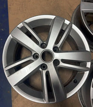 Load image into Gallery viewer, 1x Alufelge 16 Zoll 6.5" 5x112 50ET Glanz Silber 5K0601025AH VW Golf Rim Wheel FEL9698407884kp