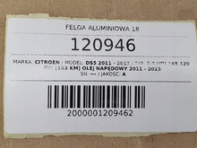 Load image into Gallery viewer, 1x Alufelge 18 Zoll 8.0" 4x108 27ET Glanz Silber 9687902677 Citroën Ds5 FEL3952691350qz