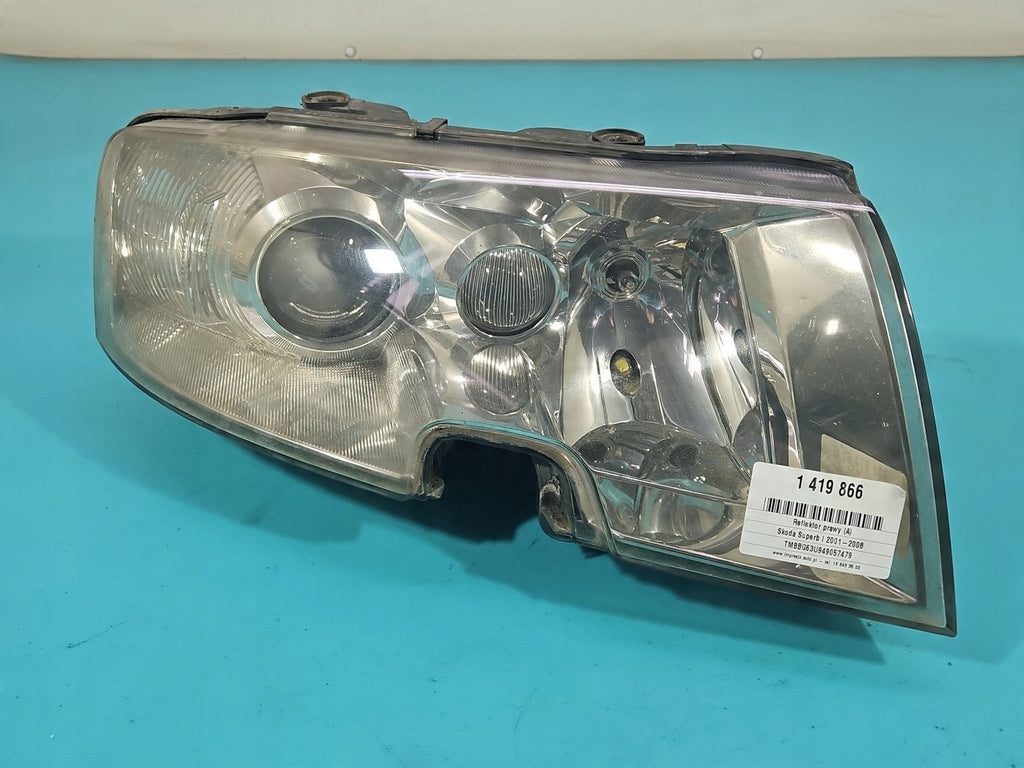 Frontscheinwerfer Skoda Superb I 1419866 Xenon Rechts Scheinwerfer Headlight