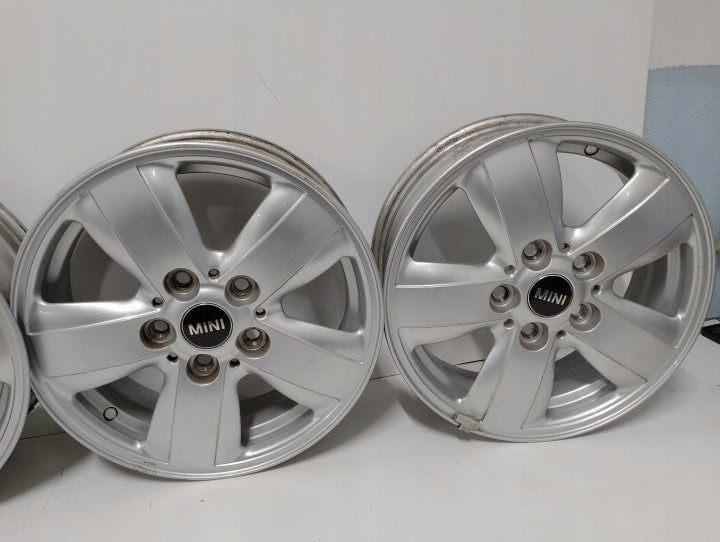4x Alufelge 15 Zoll 5.5" 5x112 Glanz 6855101 BMW Mini F57 F56 F55 Rim Wheel FEL6832667163bd