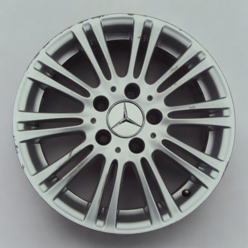 1x Alufelge 16 Zoll 6.0" 5x112 46ET Glanz Silber A1694012102 Mercedes-Benz W169