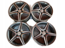 Laden Sie das Bild in den Galerie-Viewer, 4x Alufelge 18 Zoll 7.5" 5x112 44ET Glanz Grau Mercedes-Benz W205 A205 Mg FEL6188475705se