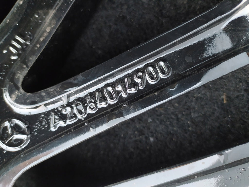 1x Alufelge 18 Zoll 7.5" 5x112 40ET Glanz Schwarz A2064014900 Mercedes-Benz W206 FEL3010989594qm