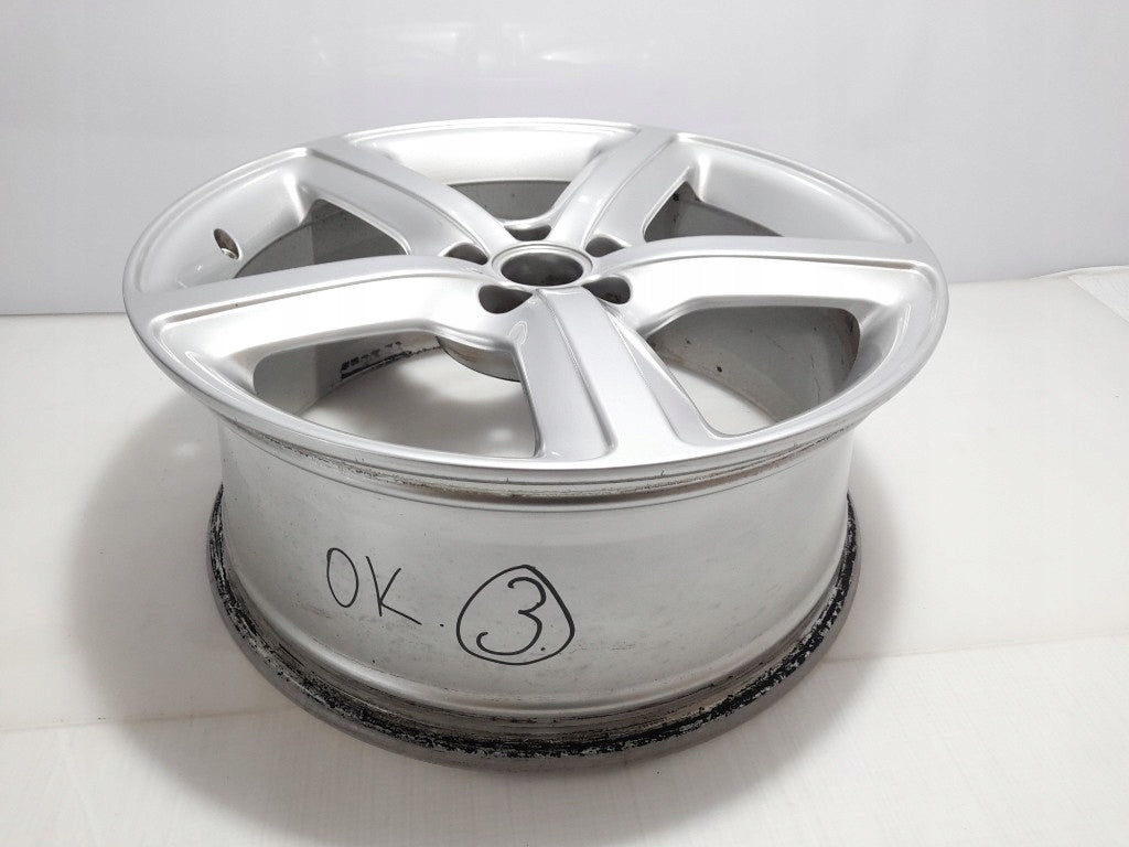 1x Alufelge 19 Zoll 8.0" 5x112 39ET Glanz Silber 8R0601025 Audi Super Rim Wheel