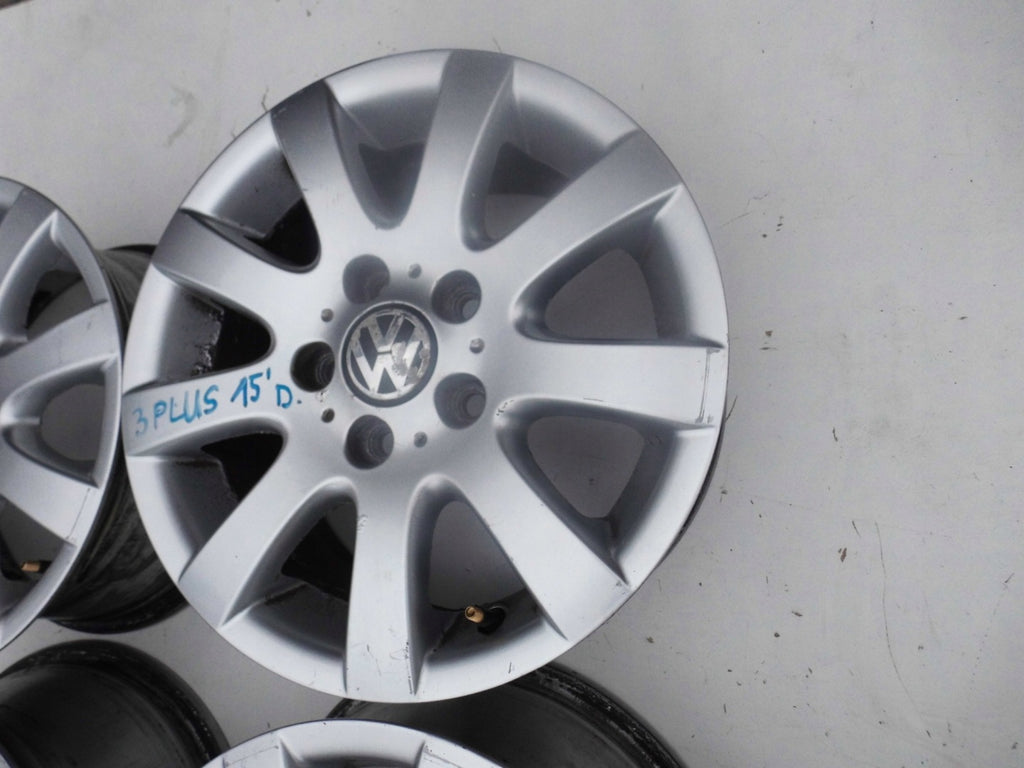 4x Alufelge 15 Zoll 6.5" 5x112 50ET 1K0601025A VW Caddy V Golf VI Touran FEL4887870164pk