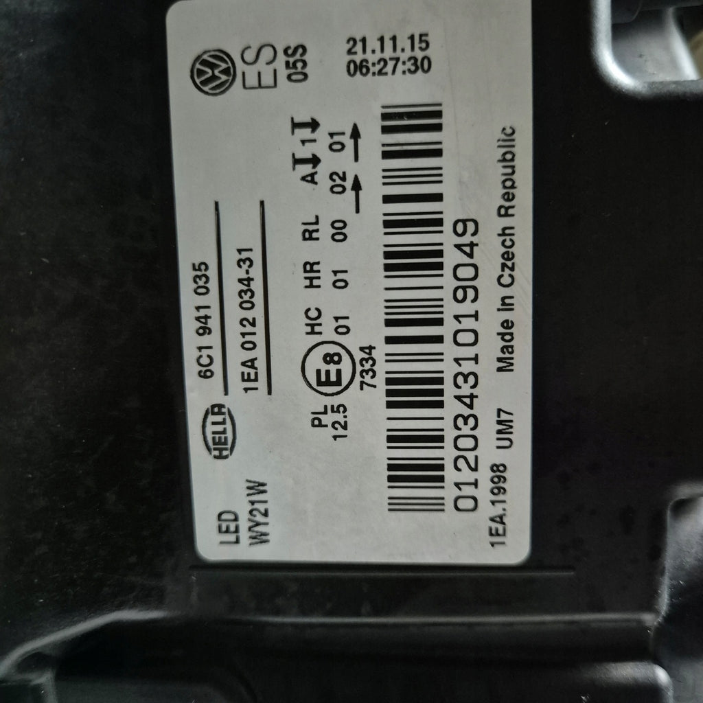 Frontscheinwerfer VW Polo 6c1 6C1941034 Full LED Links Scheinwerfer Headlight