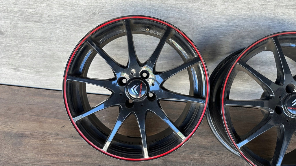 1x Alufelge 17 Zoll 7.0" 4x108 15ET KBA49926 Citroën Rim Wheel FEL6433203340hb