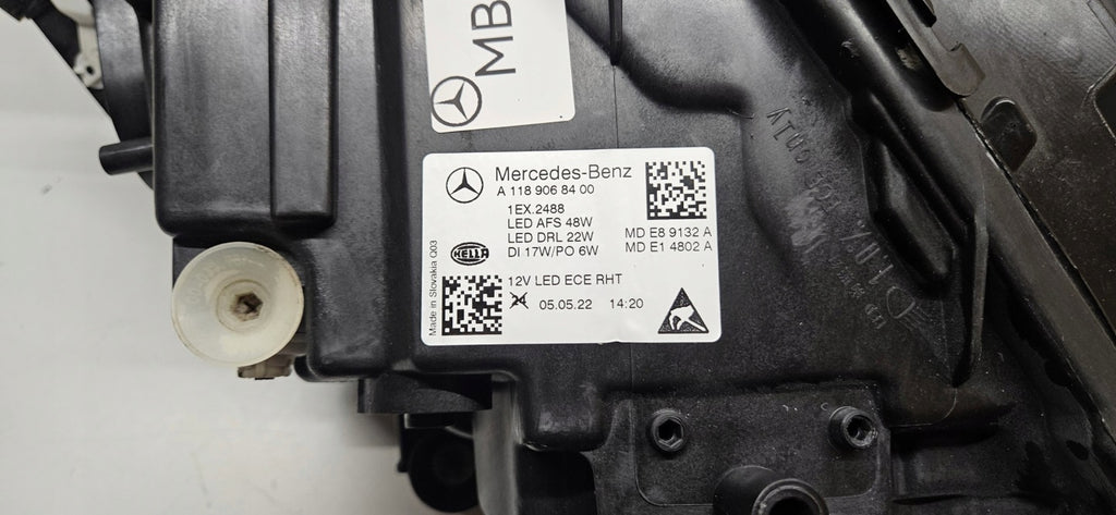 Frontscheinwerfer Mercedes-Benz Cla A1189068400 LED Rechts Headlight SCH8871853530xl