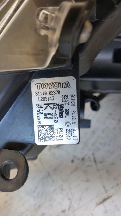 Frontscheinwerfer Toyota Corolla 81110-02S70 LED Rechts Scheinwerfer Headlight SCH8516098689fo
