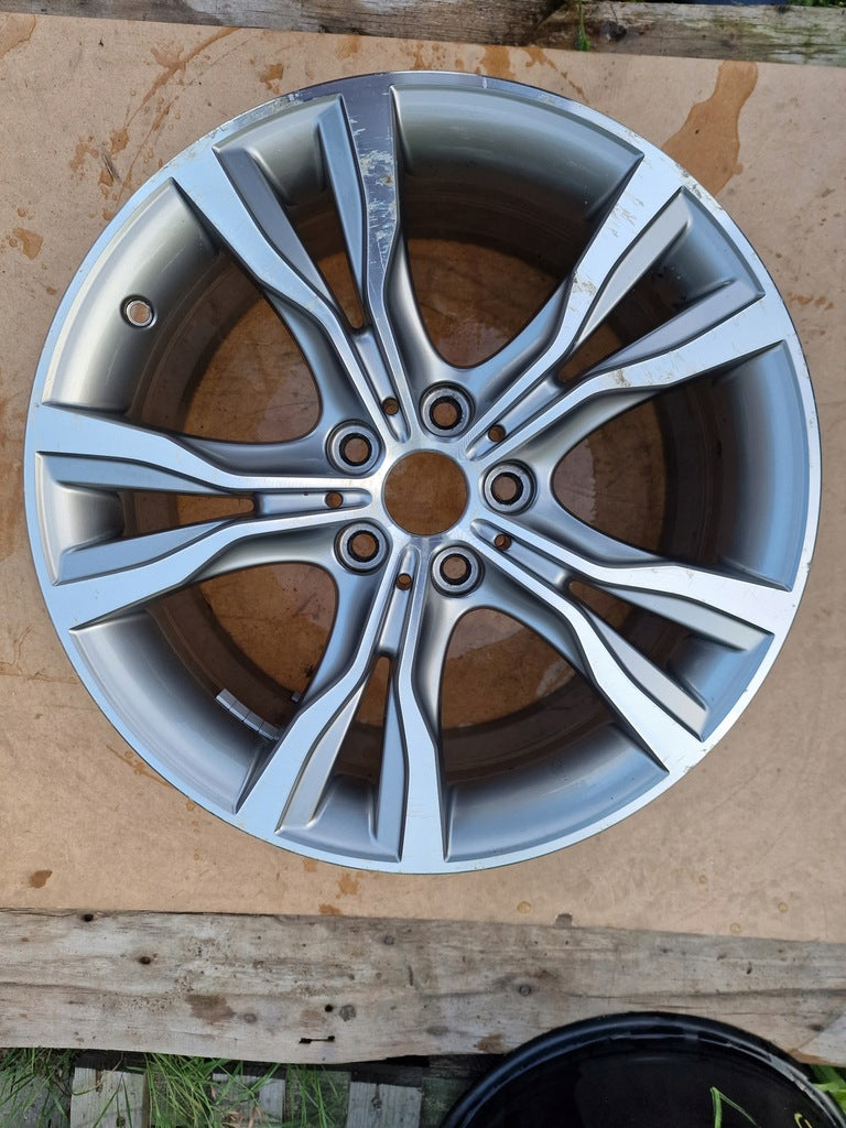 1x Alufelge 18 Zoll 8.0" 5x112 57ET Glanz Graphit 6855093 BMW 1 Mg Rim Wheel FEL7601670013aq