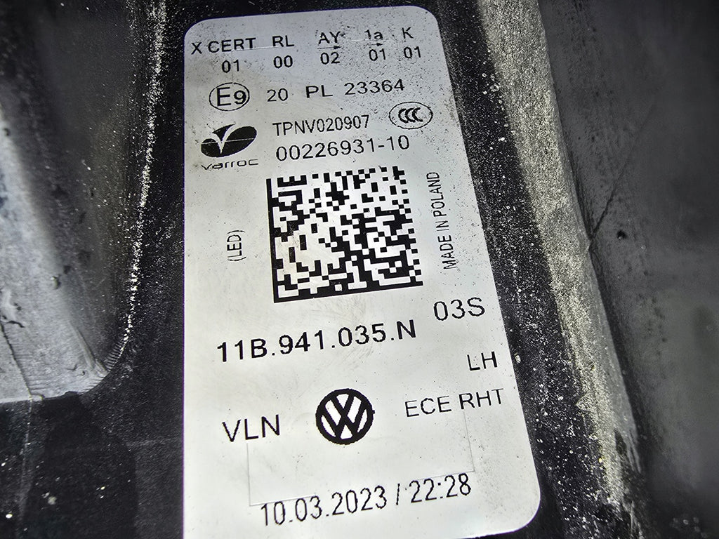 Frontscheinwerfer VW 11B941035N Full LED Links Scheinwerfer Headlight SCH7857786981kj