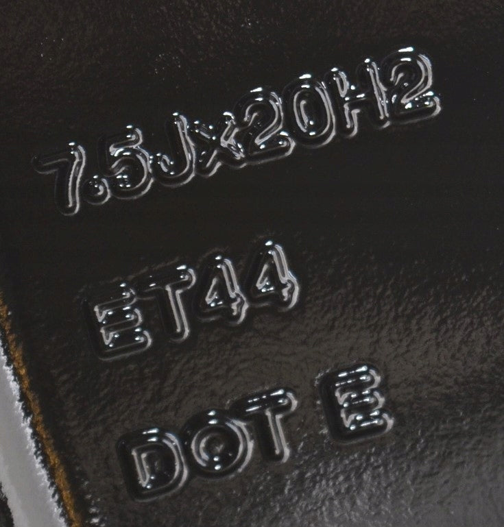 4x Alufelge 20 Zoll 7.5" 5x112 44ET Glanz Schwarz 10A601025B VW Golf Rim Wheel FEL5856715788be